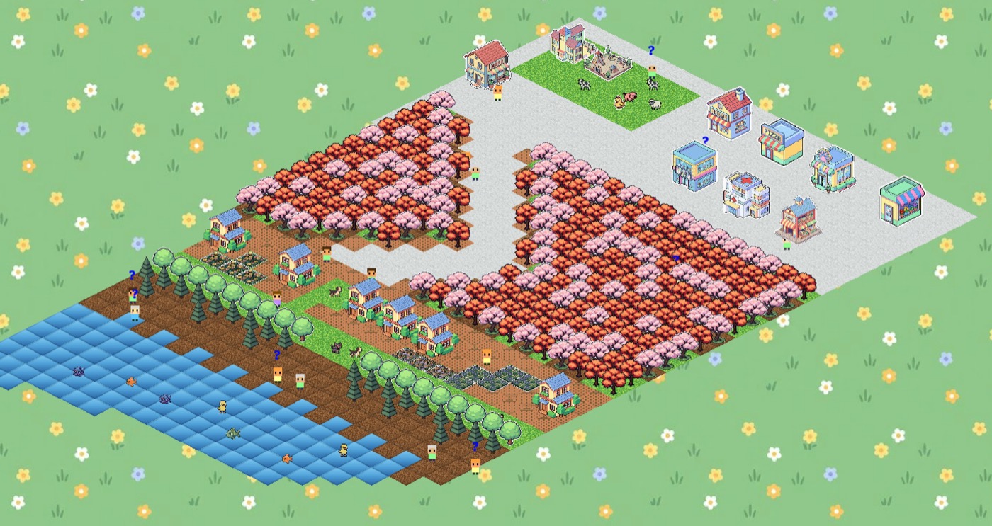 WordCraftVillage gameplay preview showing town building and learning flow